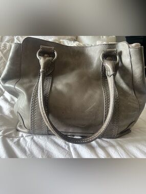 Frye MelissaTote in Ice- Stylish Everyday Handbag